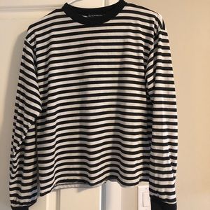 Brandy Melville Striped Long Sleeve T-Shirt